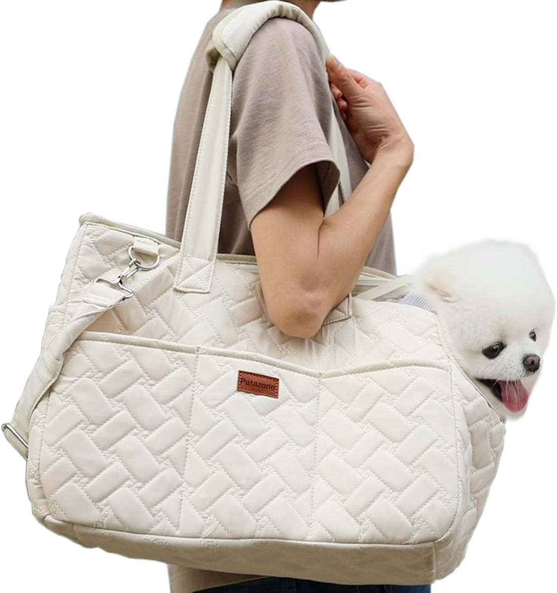Breathable Mesh Pet Carrier Bag With Cushion And Pockets