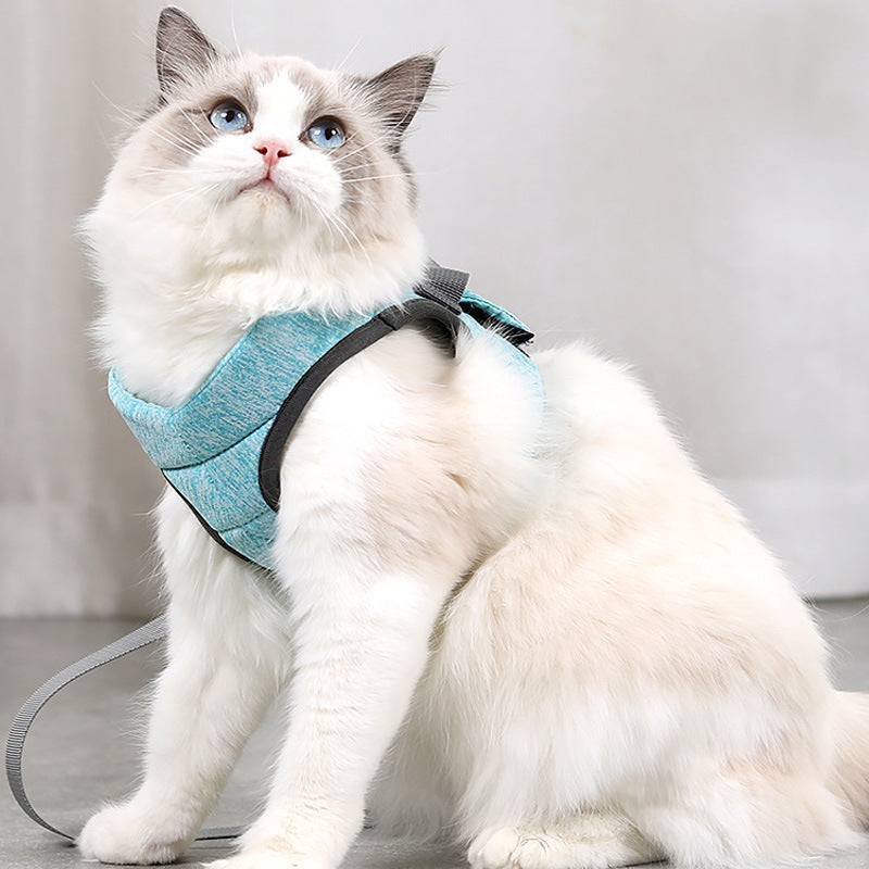 Breathable Lightweight Pet Chest Strap And Lace Leash