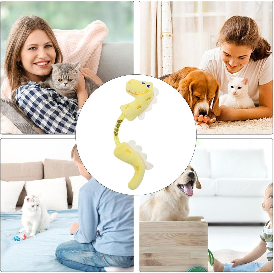 Catnip Rope Chew Spring Kicker Interactive Pet Toy