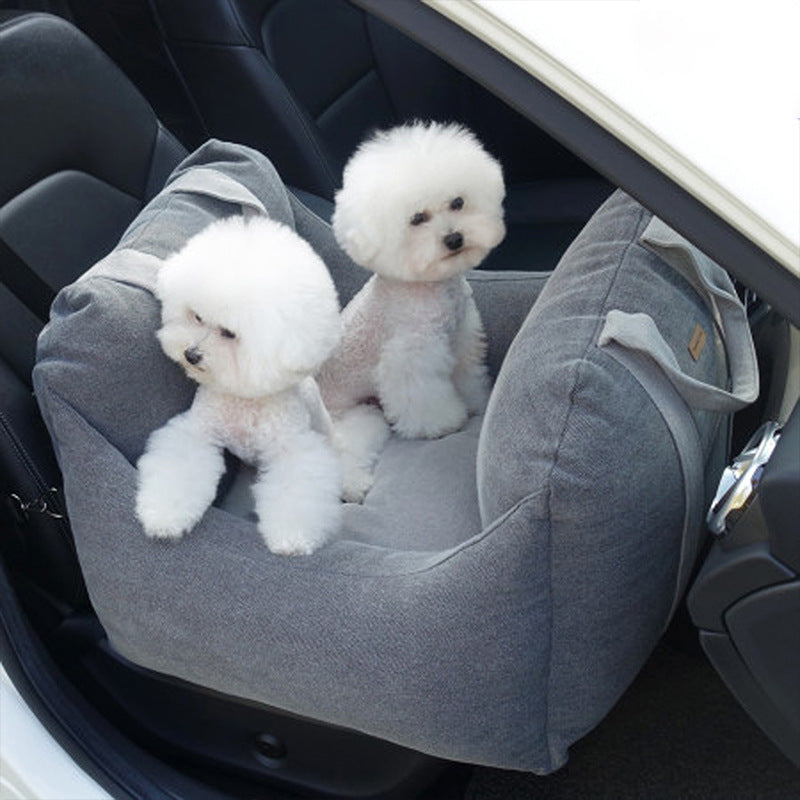 Waterproof Pet Car Seat Carrier With Breathable Mesh Bed