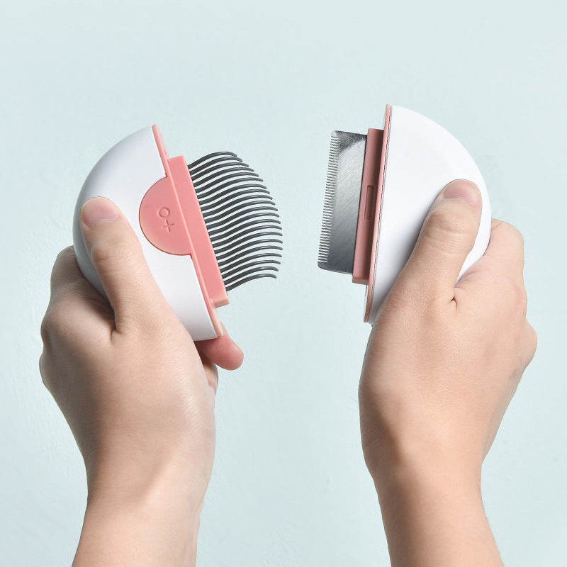 Steel Alloy Pet Grooming Comb DeShedding Tool