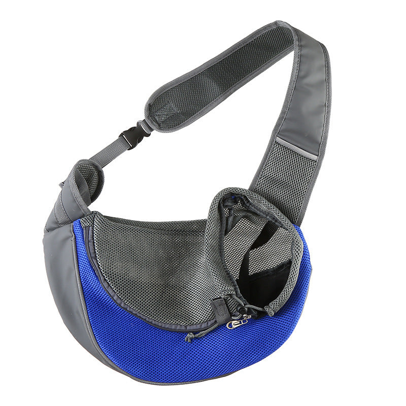 Mesh Oxford Pet Shoulder Carrier Bag For Travel