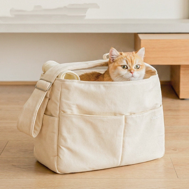 Portable Pet Carrier For Outdoor Travel Use
