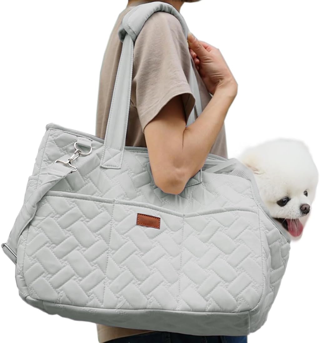 Breathable Mesh Pet Carrier Bag With Cushion And Pockets
