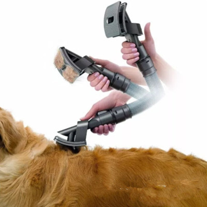 Pet Vacuum Grooming Brush Attachment Tool