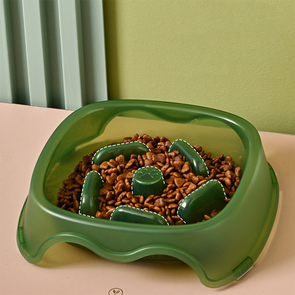 Slow Feeding Anti-Choking Pet Food And Water Bowl