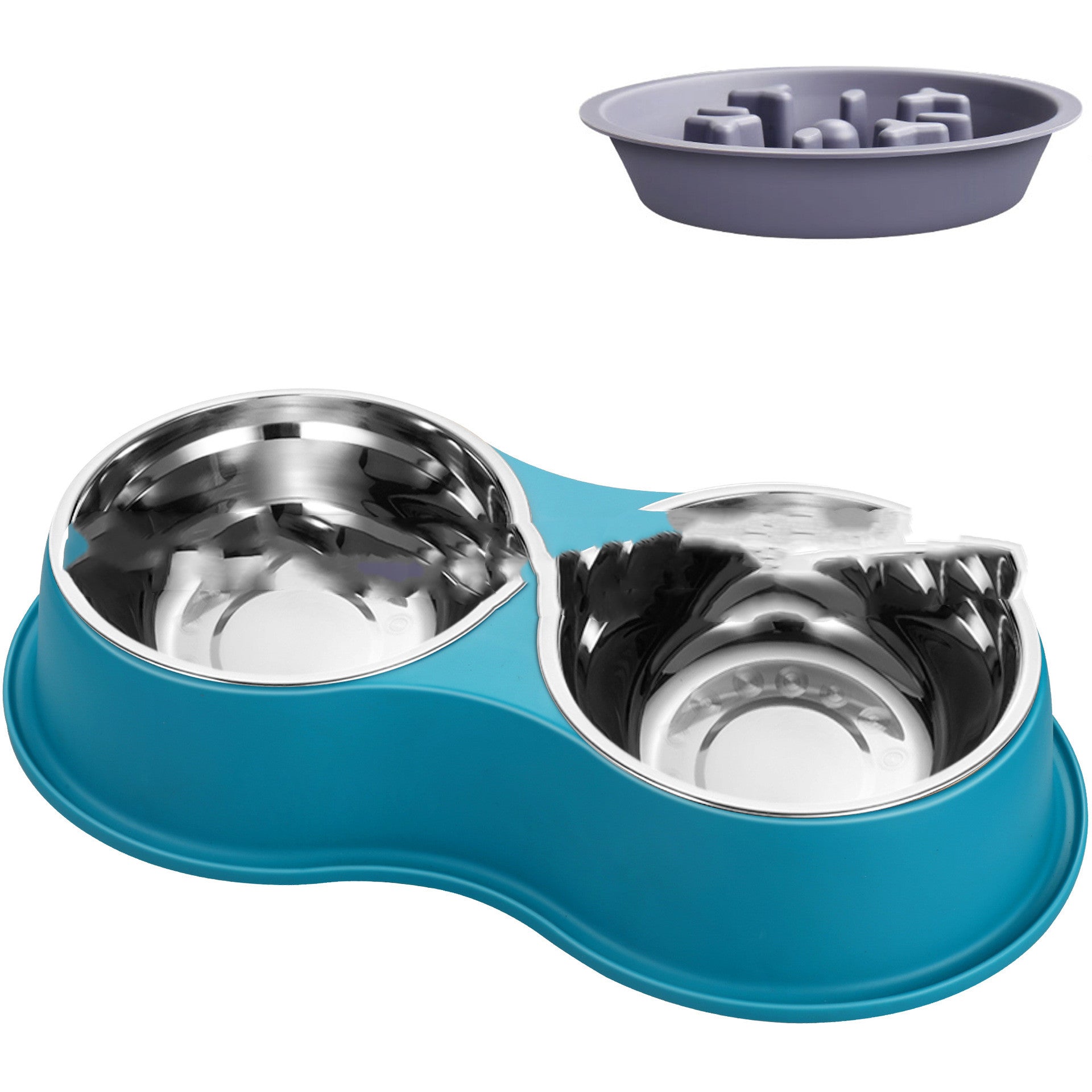Removable Pet Slow Feeding Bowl For Healthy Eating