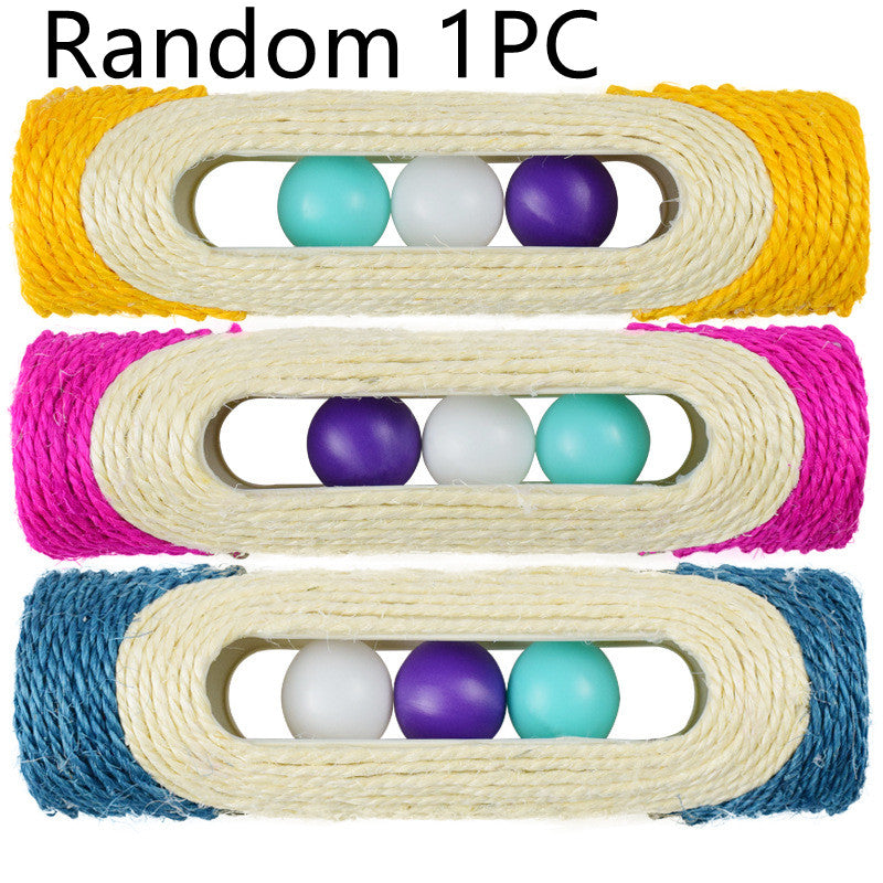 Three Tier Sisal Drum Scratching Pet Toy