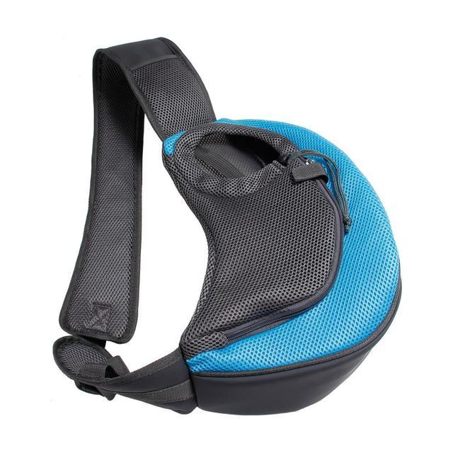 Mesh Oxford Pet Shoulder Carrier Bag For Travel