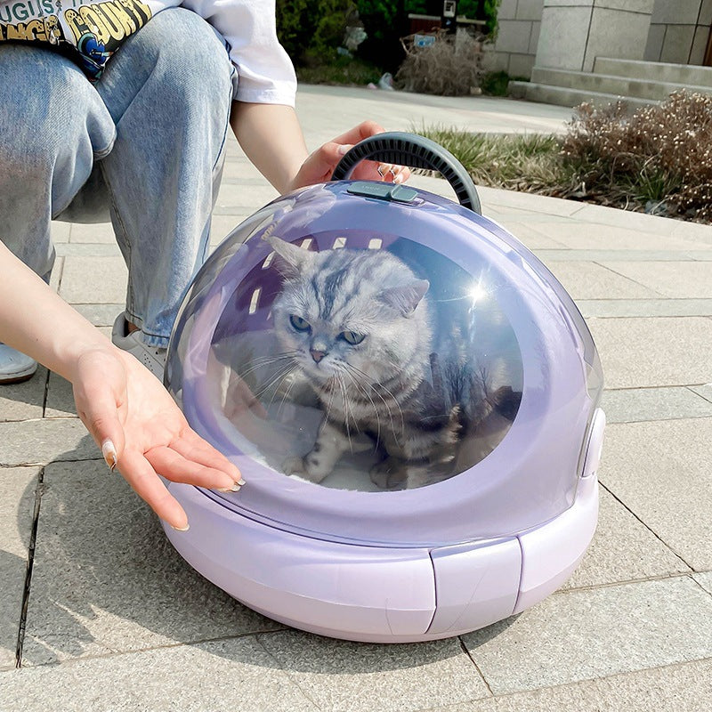 Panoramic Pet Carrier Capsule With Inner Cushion Bag