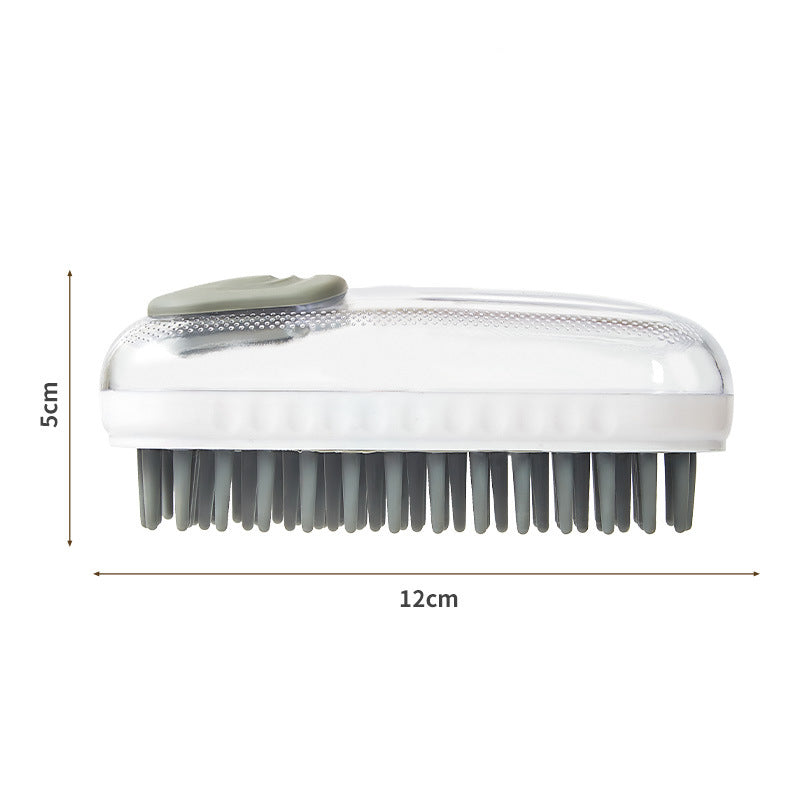 Silicone Pet Massage Bath Brush Foam Cleaning Tool