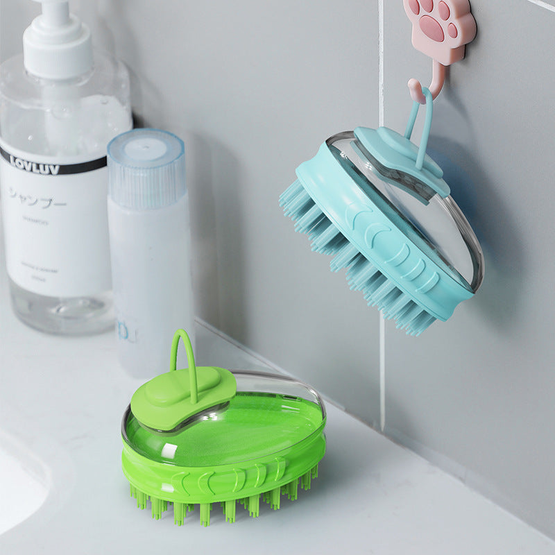 Pet Bath Massage Brush Grooming Tool