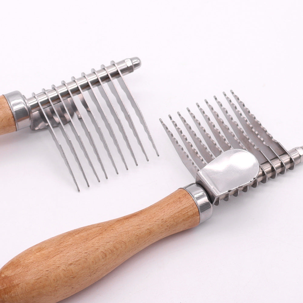 Pet Detangling Grooming Brush For Knots And Loose Fur