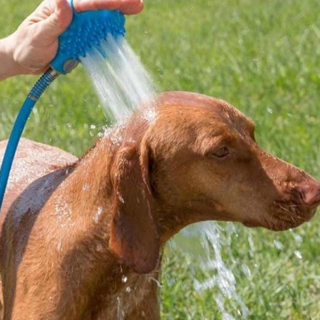 Pet Bathing Gloves Silicone Nozzle Massage Shower Brush