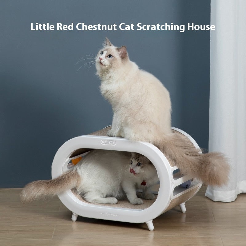 Scratch Board Nest Villa Chamfer Pet Toy