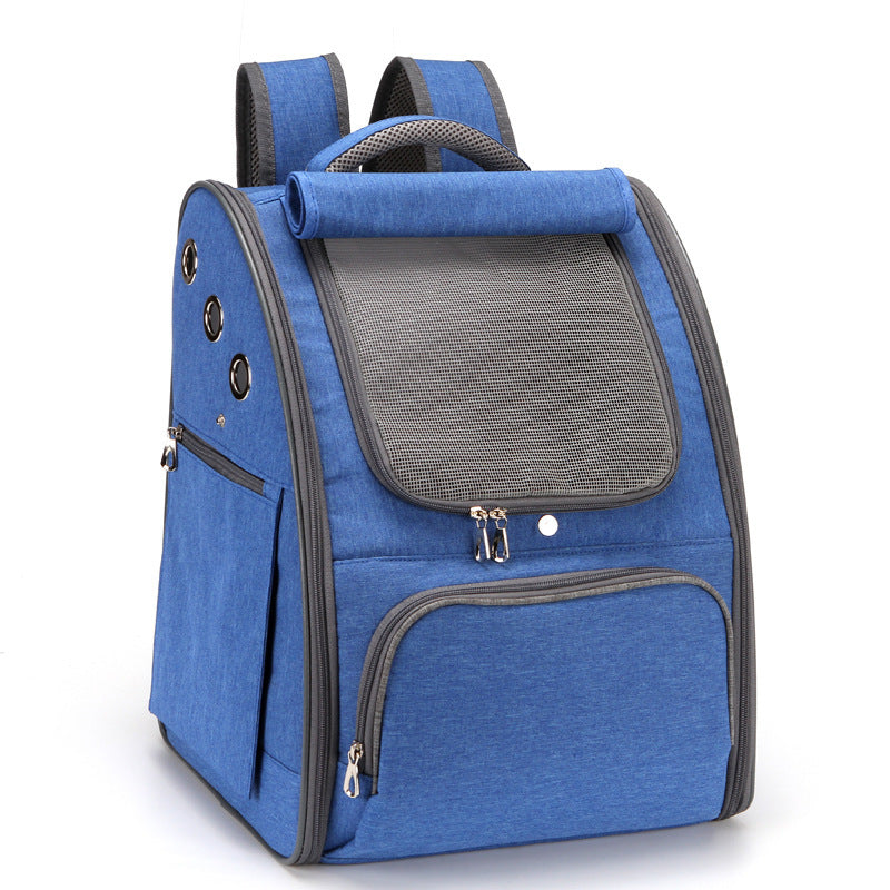 Foldable Breathable Pet Backpack Carrier For Travel