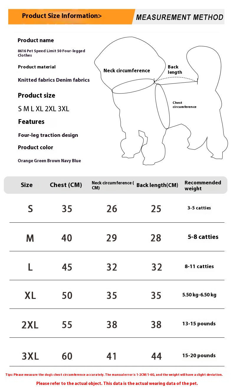Four Leg Fashion Pet Sweater Apparel