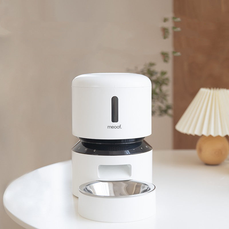 Automatic Pet Feeder With Double Bowl System