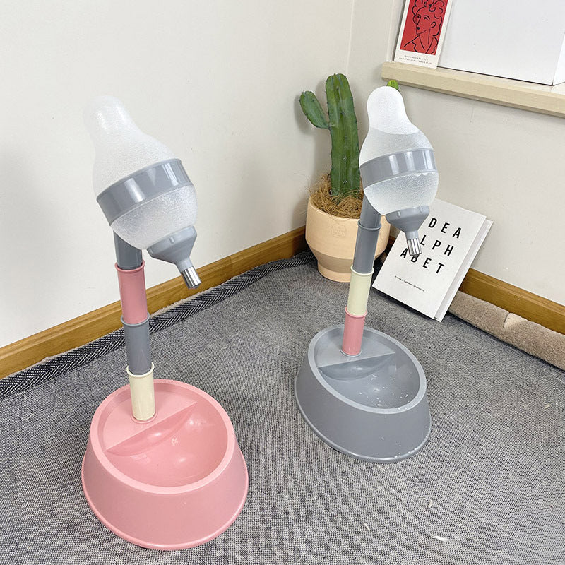 Adjustable Height Pet Water Dispenser Fountain Stand