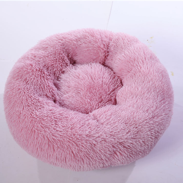 Round Cotton Winter Warm Pet Sleeping Bed