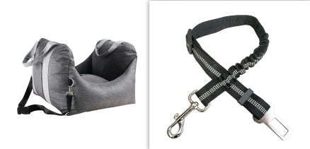 Waterproof Pet Car Seat Carrier With Breathable Mesh Bed