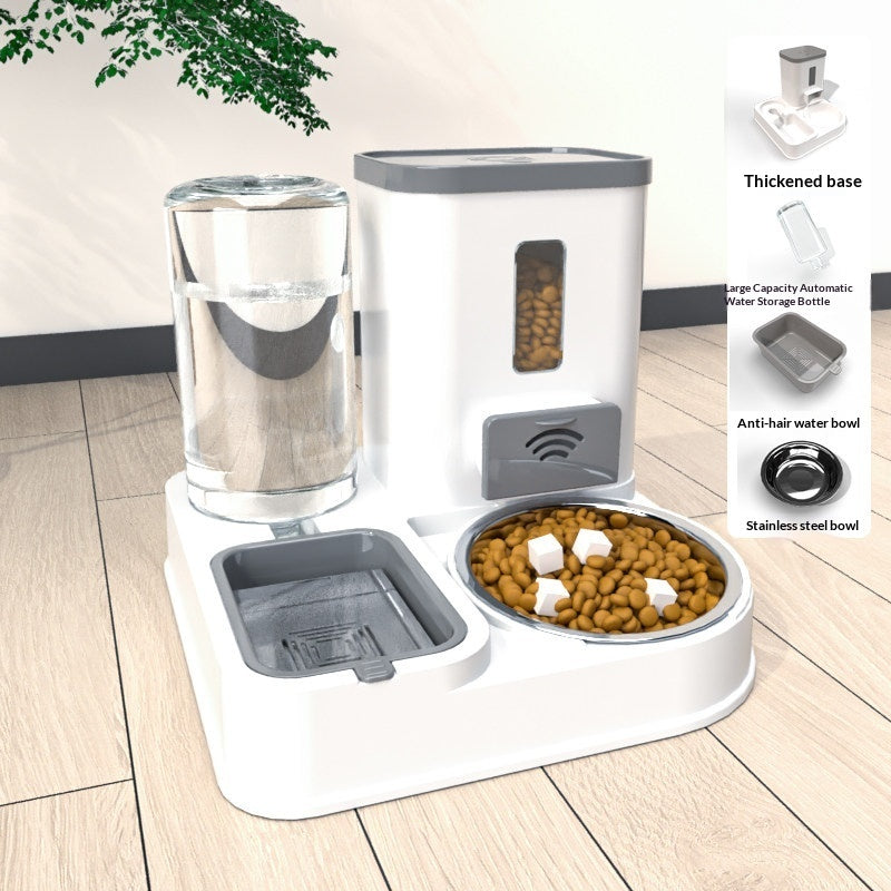 Pet Feeding And Drinking Bowl Station Set