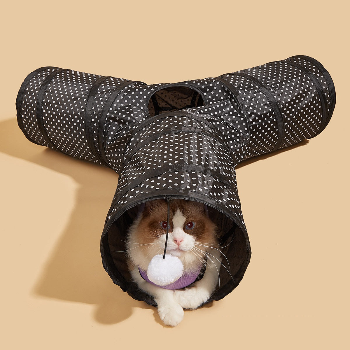 Collapsible Tunnel Interactive Pet Play Toy