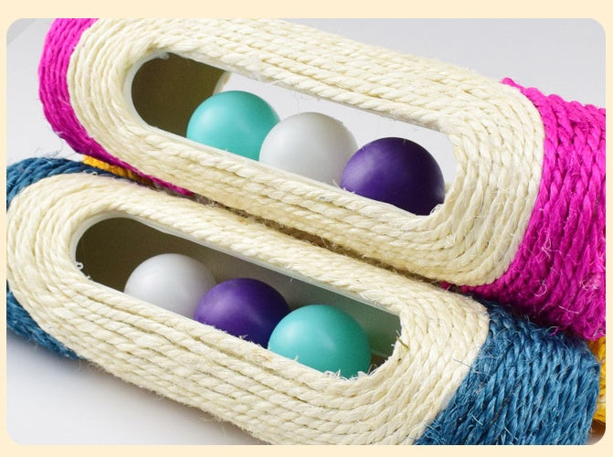 Three Tier Sisal Drum Scratching Pet Toy
