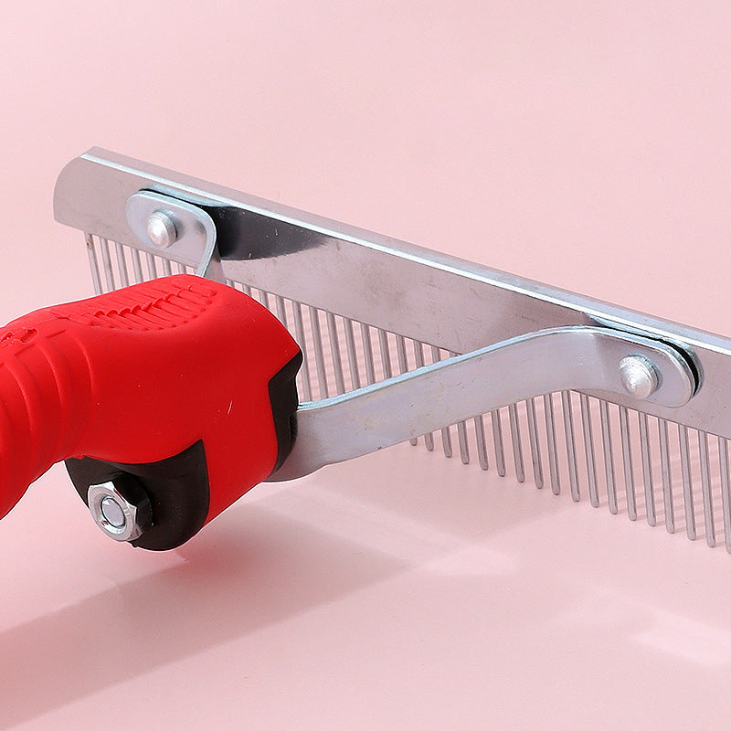Extra Large Deshedding Pet Rake Grooming Comb