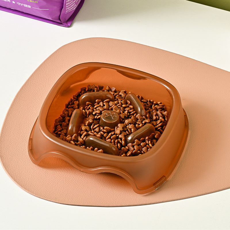 Slow Feeding Anti-Choking Pet Food And Water Bowl
