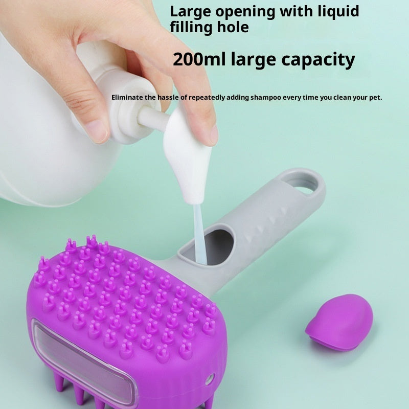 Pet Bath Float Hair Cleaning Shower Brush Tool