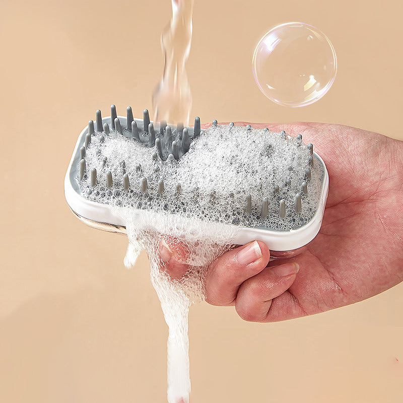 Silicone Pet Massage Bath Brush Foam Cleaning Tool