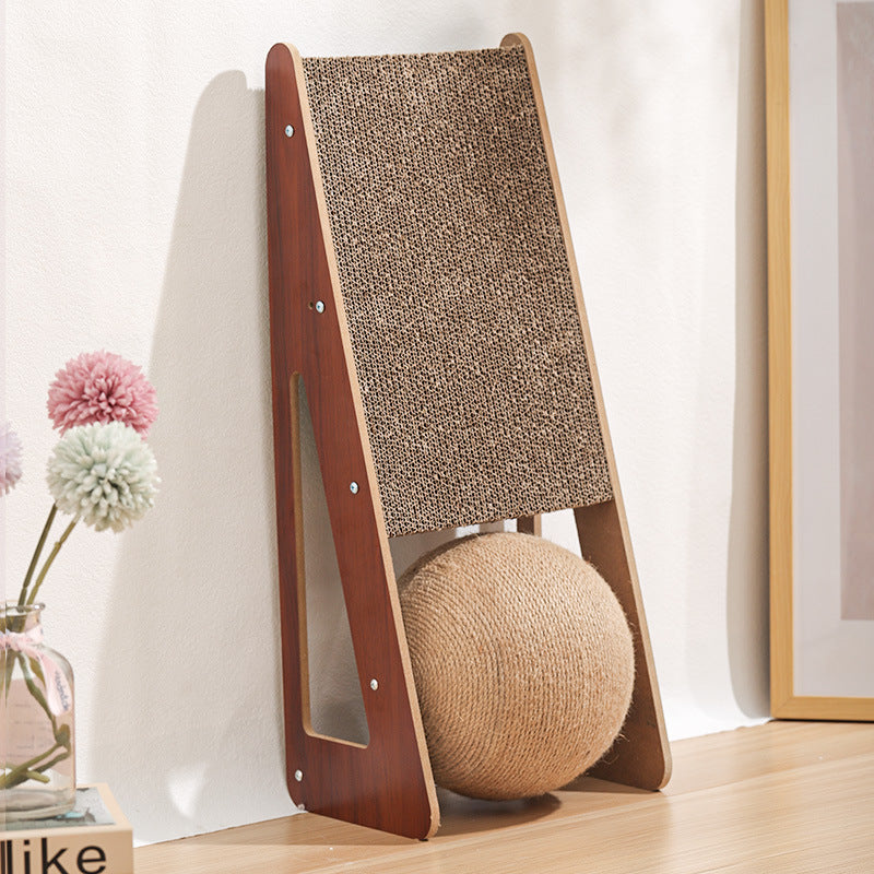 Corrugated Paper Scratching Board Pet Toy
