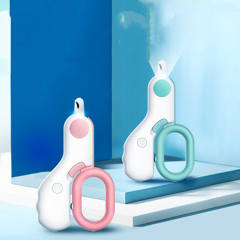 LED Illuminated Mini ABS Pet Nail Trimmer