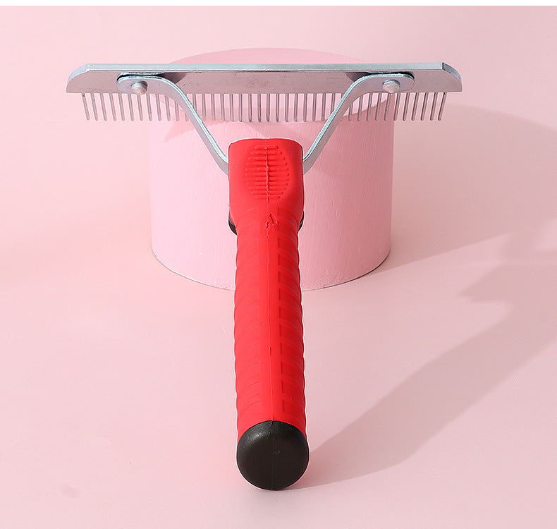 Extra Large Deshedding Pet Rake Grooming Comb