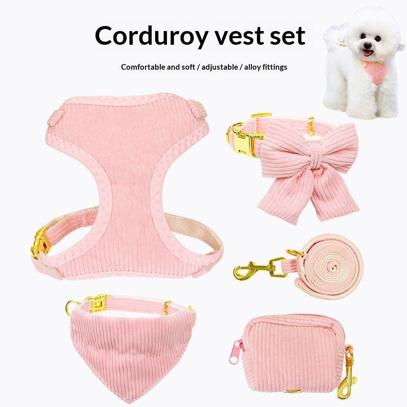 Outdoor Pet Harness And Leash Walking Set