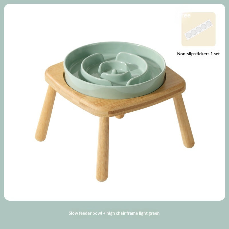 Ceramic Pet Slow Feeding Anti-Choking Bowl