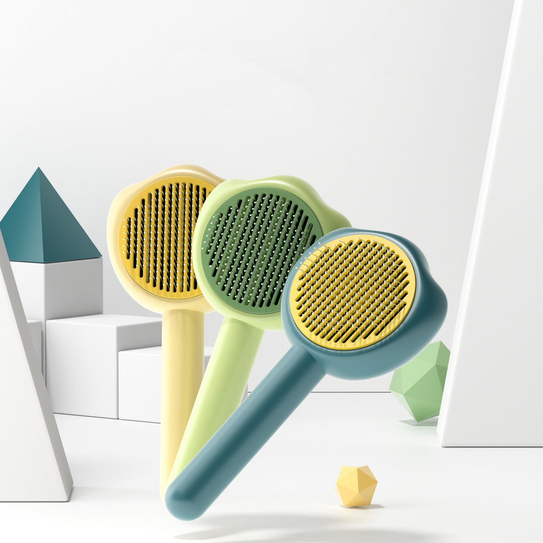 Self Cleaning Pet Needle Grooming Comb Brush Tool